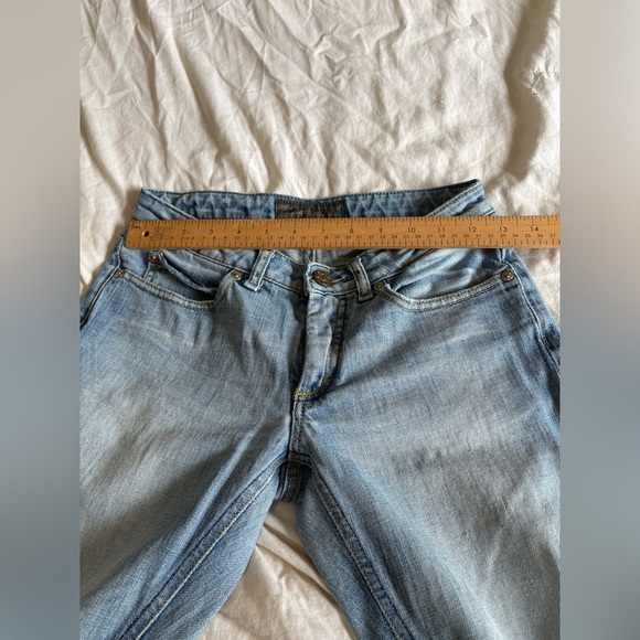 Acne Studios hep light wash denim straight jeans low rise size 26/26 - Picture 8 of 10
